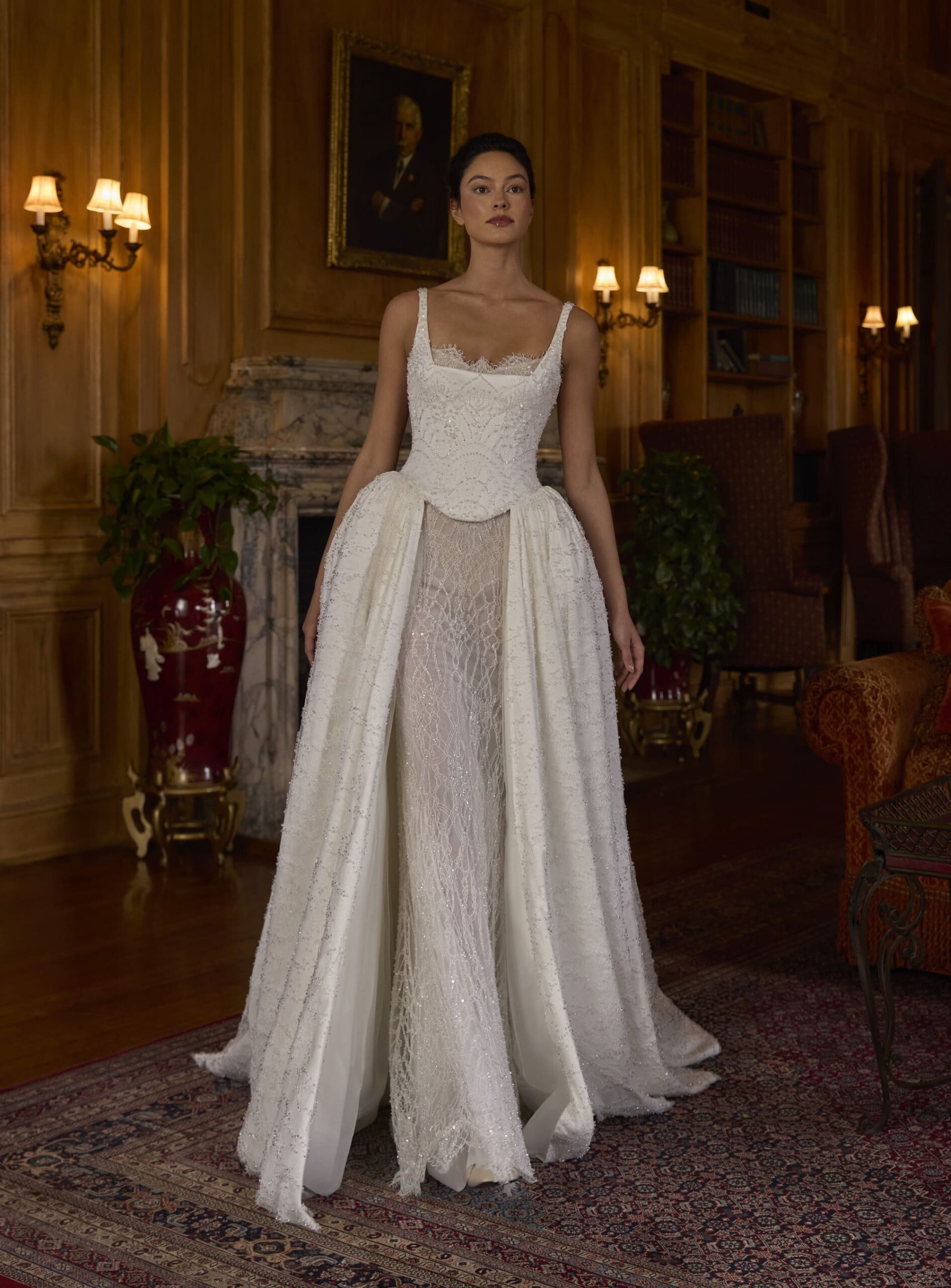 Elodie wedding dress by Lee Petra Grebenau — two-piece